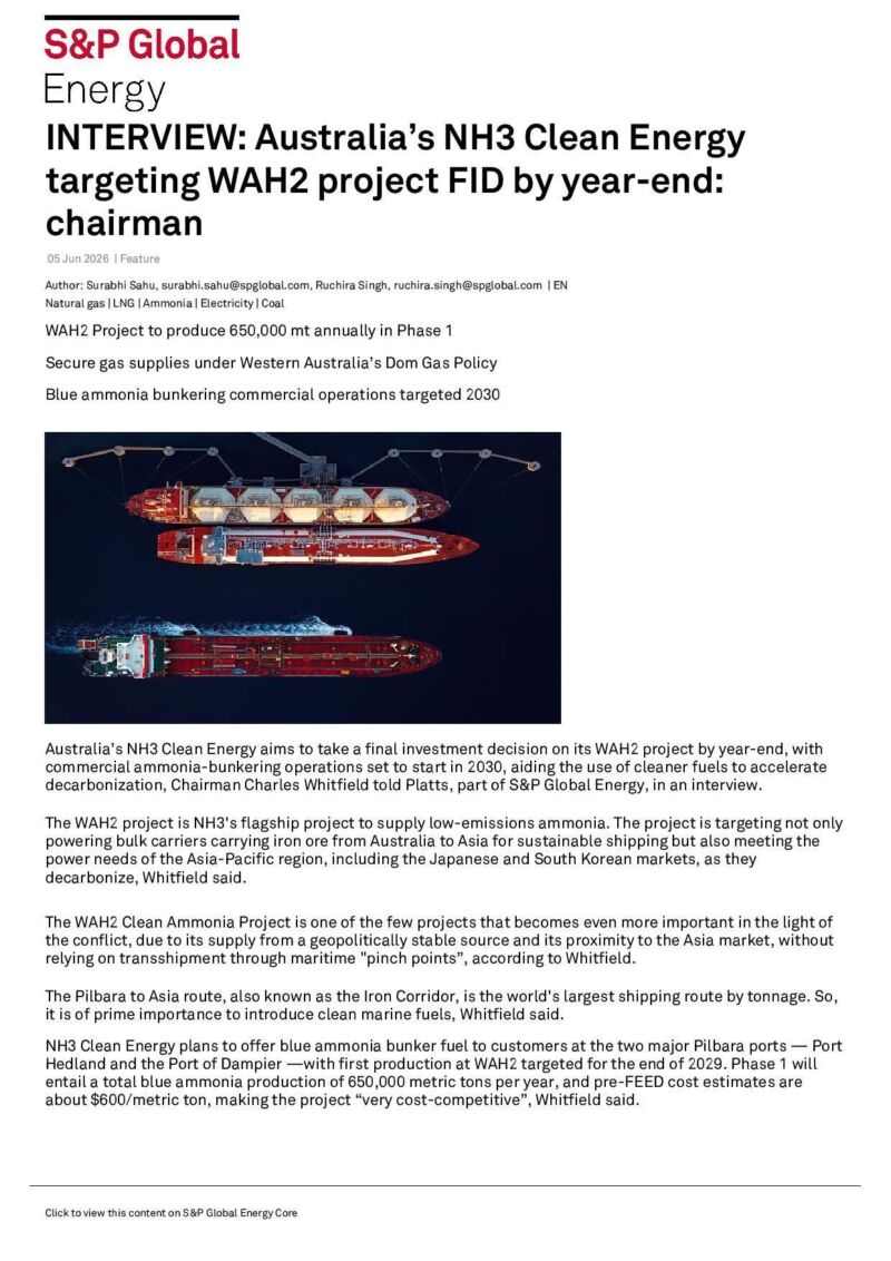 Image for the Tweet beginning: Our Chairman Charles Whitfield was
